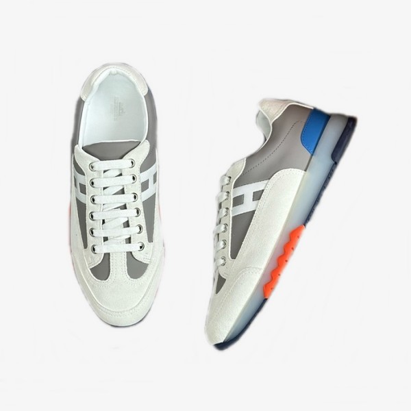 ✨에르메스 남성 그레이 스니커즈 - Hermes Mens Gray Sneakers - hes844x