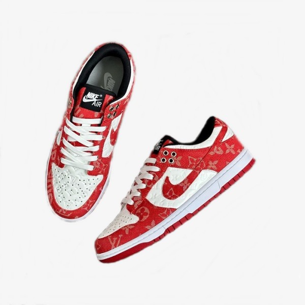 ✨루이비통 남성 레드 스니커즈 - Louis vuitton Mens Red Sneakers - lvs884x