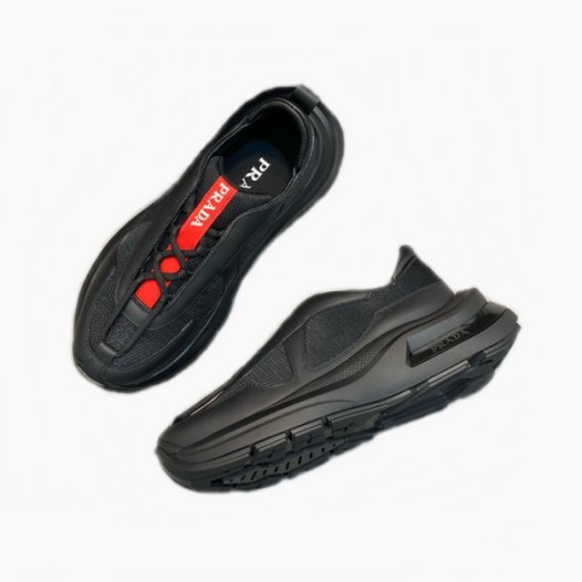 ❤프라다 남성 블랙 스니커즈 - Prada Mens Black Sneakers - prs888x