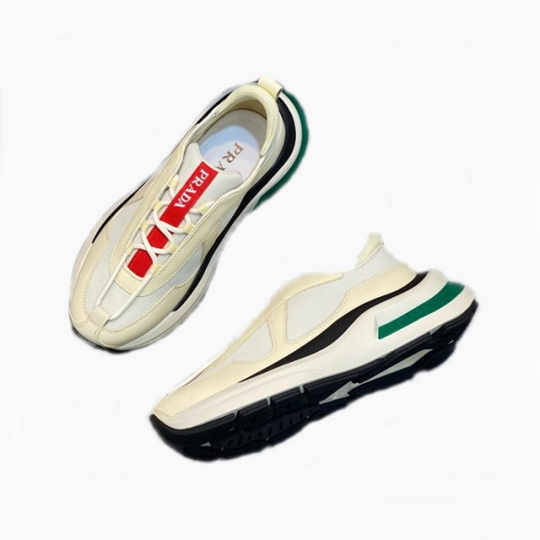 ✨프라다 남성 아이보리 스니커즈 - Prada Mens Ivory Sneakers - prs890x