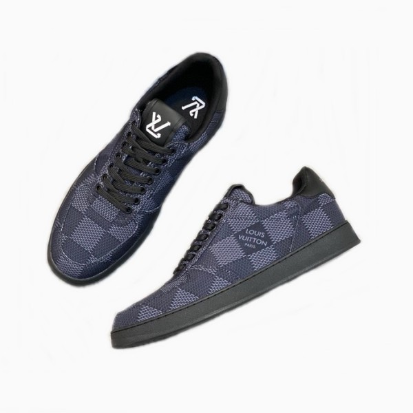 ✨루이비통 남성 네이비 스니커즈 - Louis vuitton Mens Navy Sneakers - lvs907x