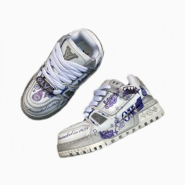 ✨루이비통 남/녀 그라피티 스니커즈 - Louis vuitton Unisex Graffiti Sneakers - lvs932x