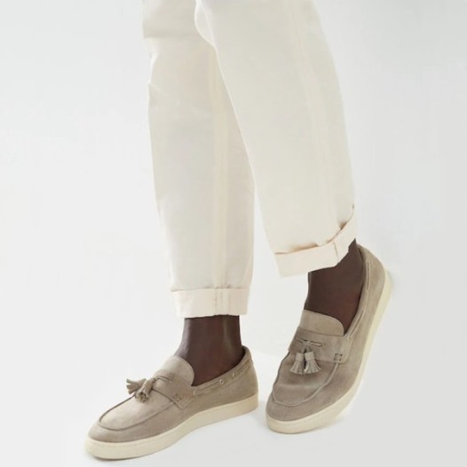 ❤브루넬로쿠치넬리 남성 샌드스톤 로퍼 - Brunello Cucinelli Mens Sandstone Loafer - brs935x