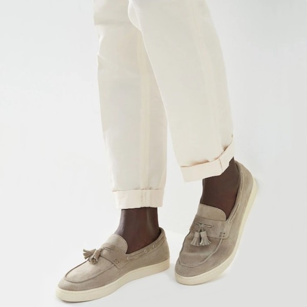 ✨브루넬로쿠치넬리 남성 샌드스톤 로퍼 - Brunello Cucinelli Mens Sandstone Loafer - brs935x