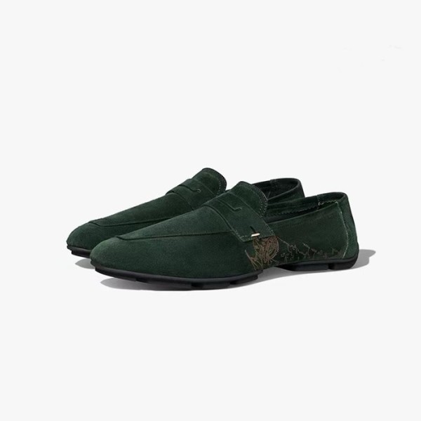 ✨벨루티 남성 그린 로퍼 - Berluti Mens Green Loafer - bes936x