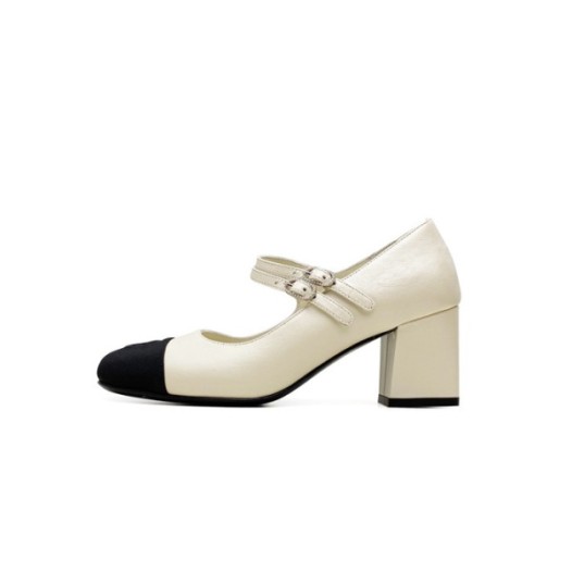❤샤넬 여성 메리제인 구두 - Chanel Womens White Shoes - chs941x