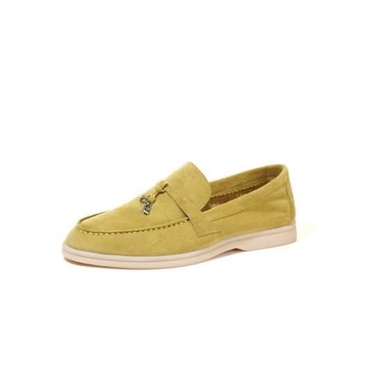 ❤로로피아나 남/녀 옐로우 로퍼 - Loro Piana Unisex Summer Walk Loafers - lps954x