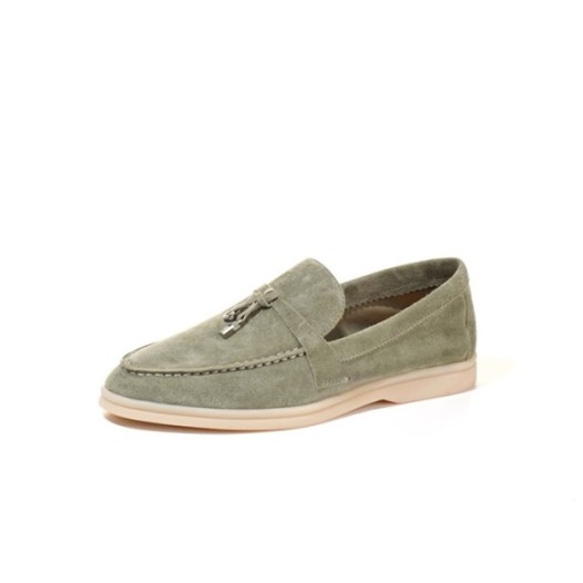 ❤로로피아나 남/녀 카키 로퍼 - Loro Piana Unisex Summer Walk Loafers - lps955x