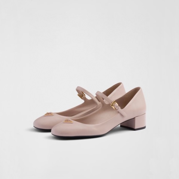 ✨프라다 여성 메리제인 구두 - Prada Womens Nude-pink Shoes - prs965x