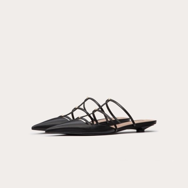 ✨발렌티노 여성 블랙 뮬 - Valentino Womens Black Mules - vas974x