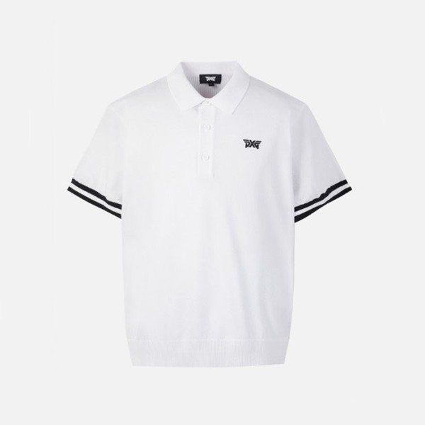 ✨PXG 남성 썸머 카라 쇼츠 슬리브 니트 - gol1104x