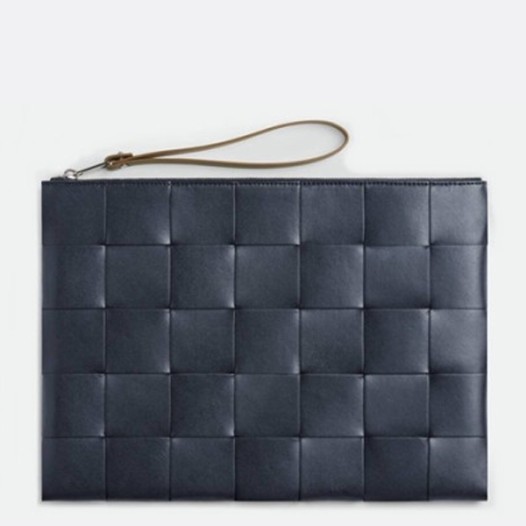 ★보테가베네타 남성 카세트 플랫 파우치 클러치 - Bottega Veneta Mens Intreccio Clutch