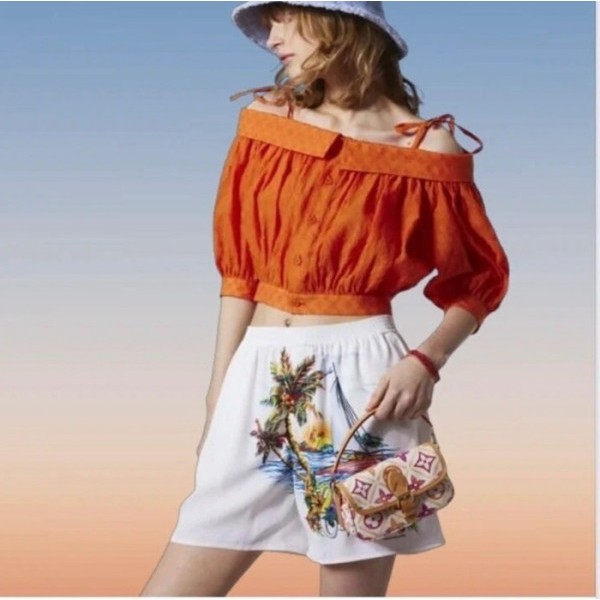 ✨루이비통 여성 화이트 반바지 - Louis vuitton Womens Half-pants - lv964x