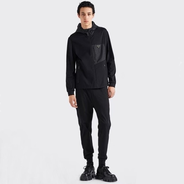 ✨프라다 남성 블랙 조거 팬츠 - Prada Mens Jogger Pants - prc989x