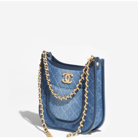 ❤샤넬 여성 24s 블루 호보 백 - Chanel Womens Hobo Bag - chb2166x