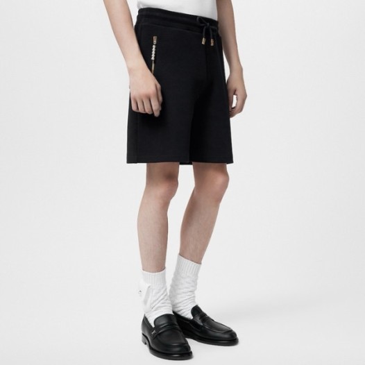 ❤루이비통 남성 블랙 반바지 - Louis vuitton Mens Black Half-pants - lvc1024x