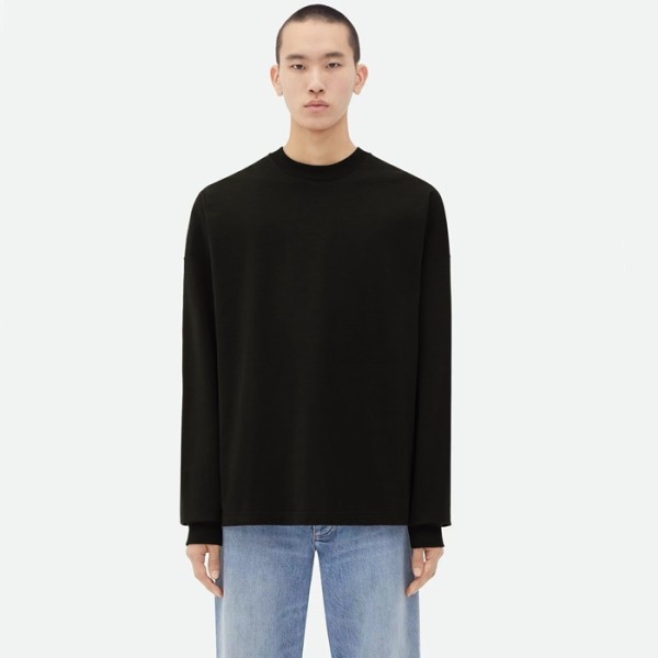 ✨보테가베네타 남성 블랙 맨투맨 - Bottega Veneta Mens Black Tshirts - bvc1064x