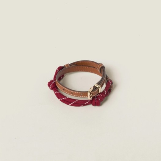 ❤미우미우 여성 이니셜 팔찌 - Miumiu Womens Initial Bangle - acc2101x