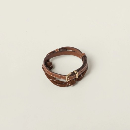 ❤미우미우 여성 이니셜 팔찌 - Miumiu Womens Initial Bangle - acc2102x