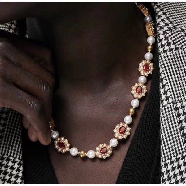 ✨루이비통 여성 다이너스티 플라워 목걸이 - Louis vuitton Womens Dynasty Necklace - acc2131x