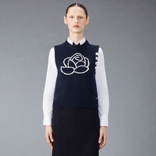 ✨톰브라운 여성 네이비 베스트 - Thom Browne Womens Best - thc1123x