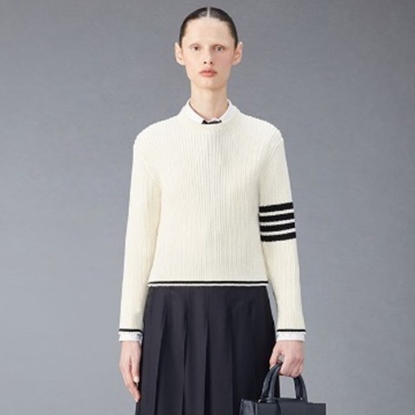 ✨톰브라운 여성 라운드 니트 - Thom Browne Womens Knits - thc1127x