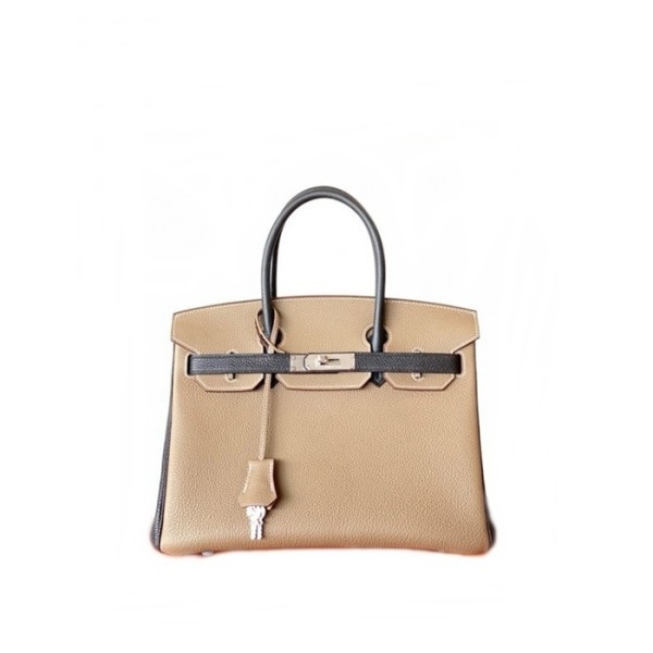 ✨매장판 에르메스 여성 에토프/블랙 버킨백 - Hermes Womens Etoupe/Black Birkin 30 - heb2244x