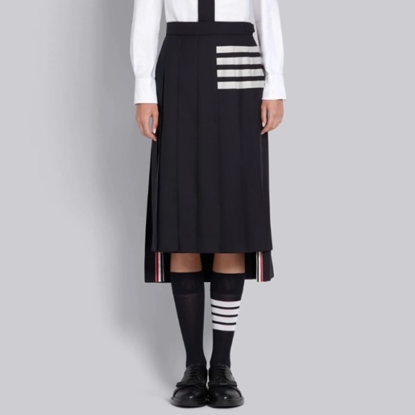 ✨톰브라운 여성 네이비 스커트 - Thom Browne Womens Navy Skirts - th1206x
