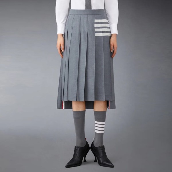 ✨톰브라운 여성 그레이 스커트 - Thom Browne Womens Gray Skirts - thc1207x