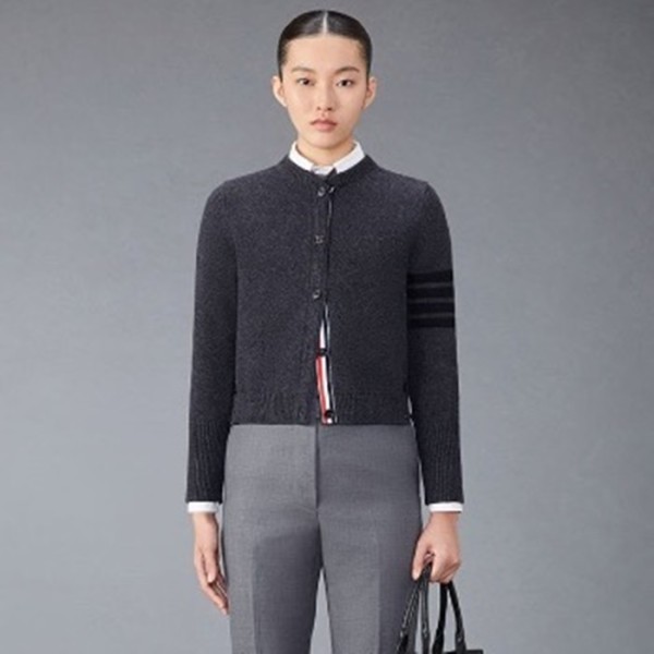 ✨톰브라운 여성 브이넥 가디건 - Thom Browne Womens Cardigan - thc1222x