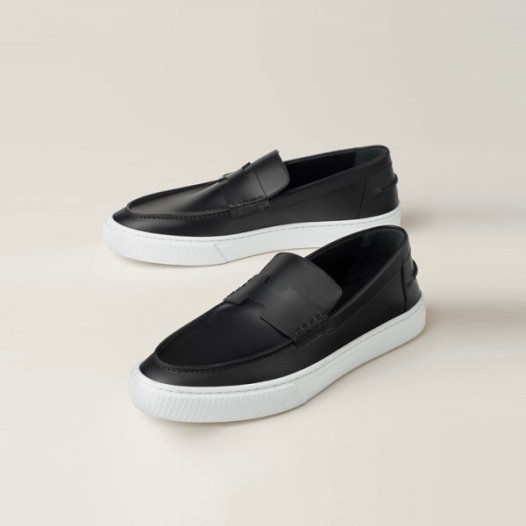 ❤에르메스 남/녀 블랙 로퍼 - Hermes Unisex H Loafers - hes1070x