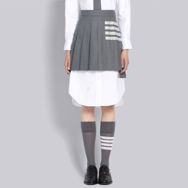 ✨톰브라운 여성 그레이 스커트 - Thom Browne Womens Gray Skirts - thc1282x