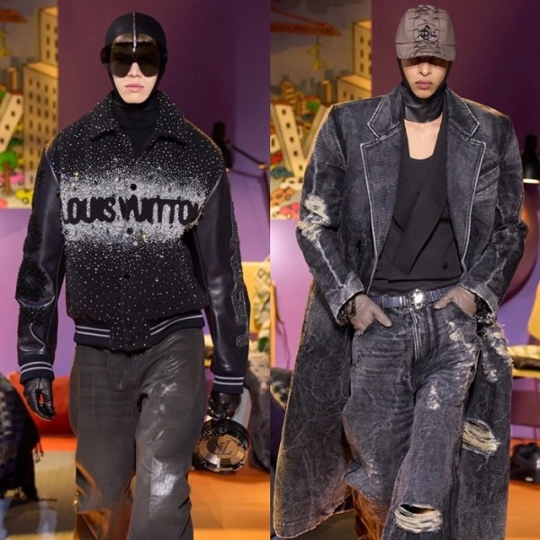 ✨루이비통 남성 블랙 가죽 자켓 - Louis vuitton Mens Black Jackets - lvc1304x