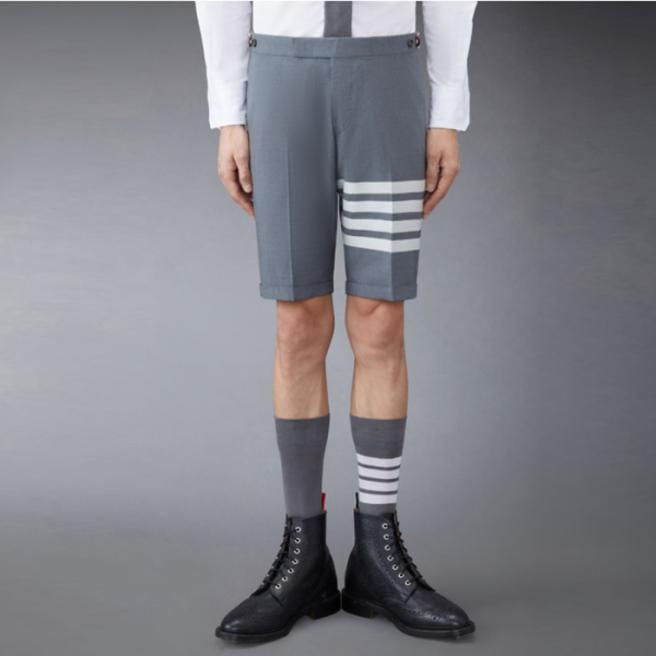 ✨톰브라운 남성 그레이 반바지 - Thom Browne Mens Gray Half-pants - thc1309x