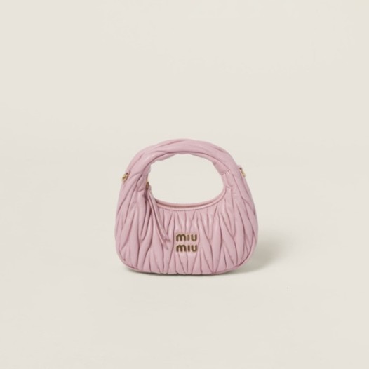 ❤미우미우 여성 마테라쎄 미니 호보 백 - Miumiu Womens Matelasse Mini Hobo - miu2296x