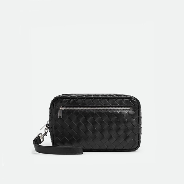 ✨보테가베네타 남성 블랙 파우치 - Bottega Veneta Mens Black Pouch - bvb2099x