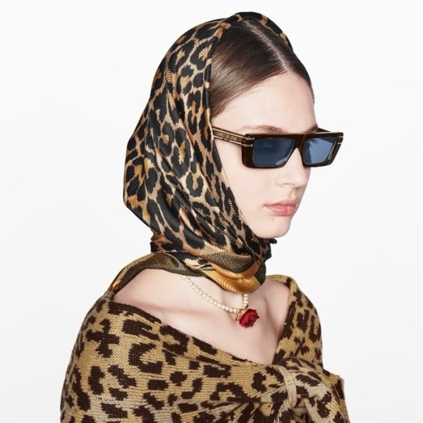✨디올 여성 레오파드 스카프 - Dior Womens Leopard Scarf - acc2166x