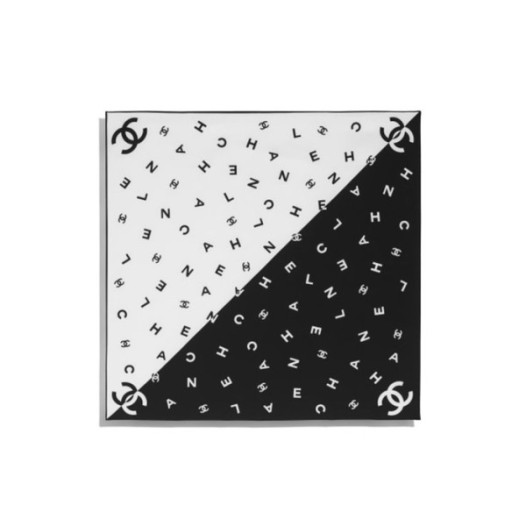 ❤샤넬 여성 블랙 스카프 - Chanel Womens Black Scarf - acc2167x