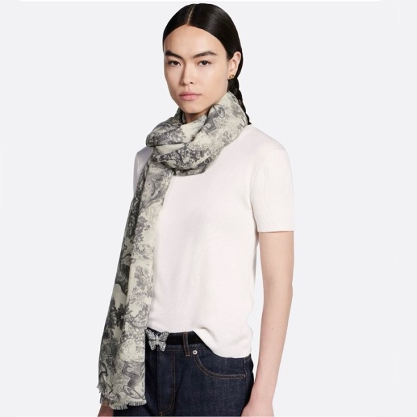 ✨디올 여성 뜨왈 드 주이 스카프 - Dior Womens Toile de Jouy Scarf - acc2188x