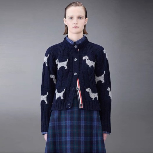 ❤톰브라운 여성 브이넥 가디건 - Thom Browne Womens Cardigan - thc1334x