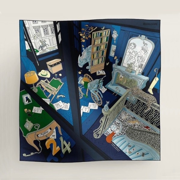 ✨에르메스 여성 블루 스카프 - Hermes Womens Blue Scarf - acc2194x