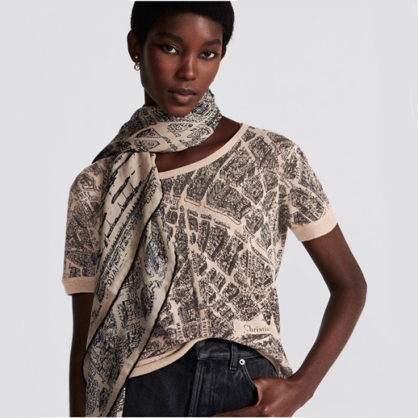 ✨디올 여성 플랑 드 파리 스카프 - Dior Womens Plan de Paris Scarf - acc2195x