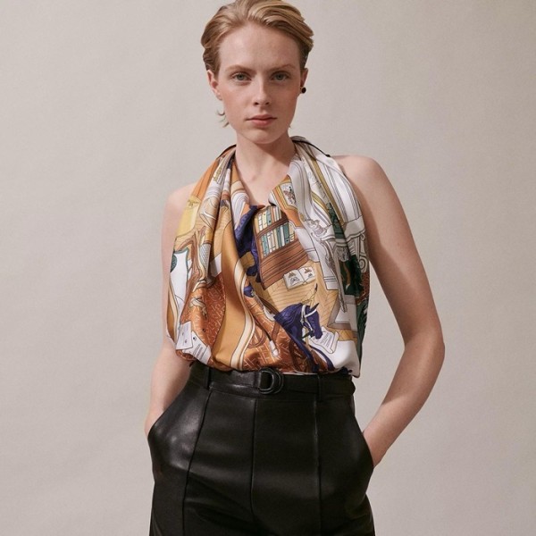 ✨에르메스 여성 카라멜스카프 - Hermes Womens Caramel Scarf - acc2198x