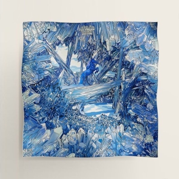 ✨에르메스 여성 블루 스카프 - Hermes Womens Blue Scarf - acc2233x