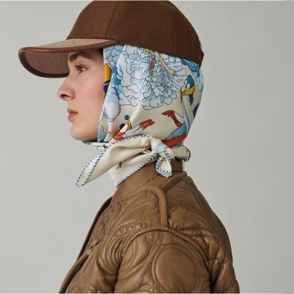 ✨에르메스 여성 블루 스카프 - Hermes Womens Blue Scarf - acc2236x