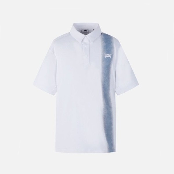 ✨PXG 남성 컬러블럭 원포인트 카라 반팔 티셔츠 - gol1179x