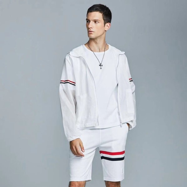 ✨톰브라운 남성 클래식 반바지 - Thom Browne Mens Classic Half-pants - thc1441x