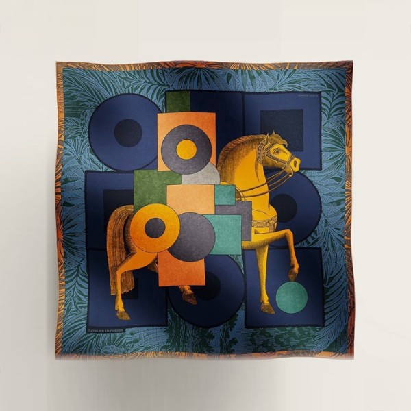 ✨에르메스 여성 블루 스카프 - Hermes Womens Blue Scarf - acc2254x