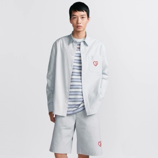 ❤디올 남성 블루 셔츠 - Dior Mens Dress Shirts - dic1495x
