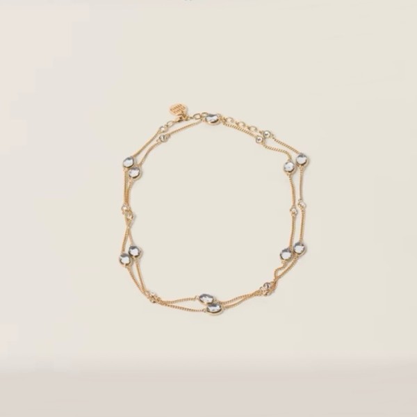 ✨미우미우 여성 골드 목걸이 - Miumiu Womens Gold Necklace - acc2204x